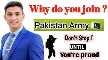 Why do you join Pakistan Army ? Chose Your best reason 👌🤗