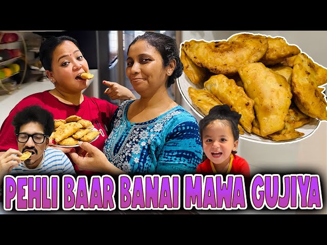 Pehli Baar Banai Mava Gujiya 🫕 | Bharti Singh | Haarsh Limbachiyaa | Golla class=