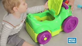 Mega Bloks Ride n' Chomp Croc and Building Blocks - Smyths Toys