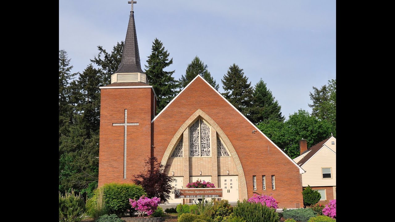 Back to Mass at St. Thomas Aquinas Catholic Church, Camas, WA