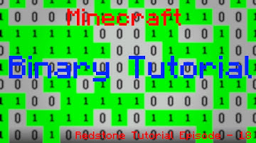 BINARY TUTORIAL - Minecraft Redstone Tutorial 18