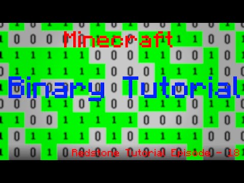 BINARY TUTORIAL - Minecraft Redstone Tutorial 18