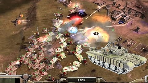 "T-72 Battle Tank" GLA Empire 2 vs 6 | Command & Conquer Generals Zero Hour Mod