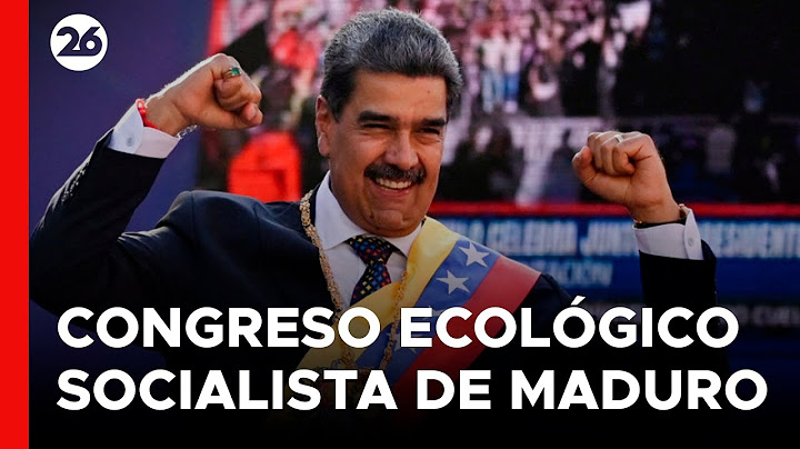 Nicolas Maduro presented a plan to combat the climate crisis at the World Ecosocialist Congress.