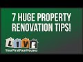 LIVE  ---  7 Property Renovation Mega Tips  ---  LIVE!