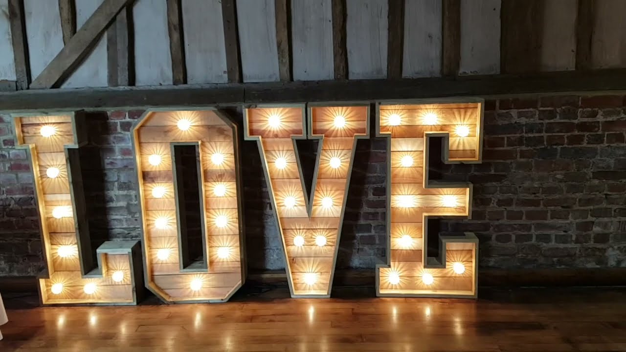 Lillibrooke Manor Wedding Love Letter hire / Signature Moments