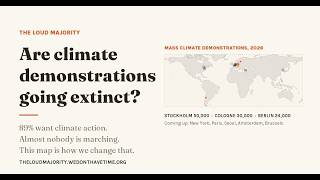 Stockholm - the largest climate demonstration in the world so far in 2026