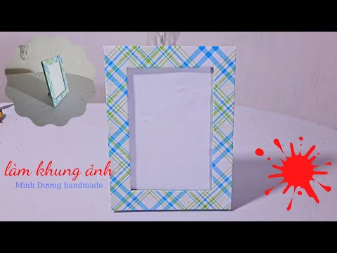 Video làm khung ảnh bằng bìa cát tông/Minh Dương handmade - youtube