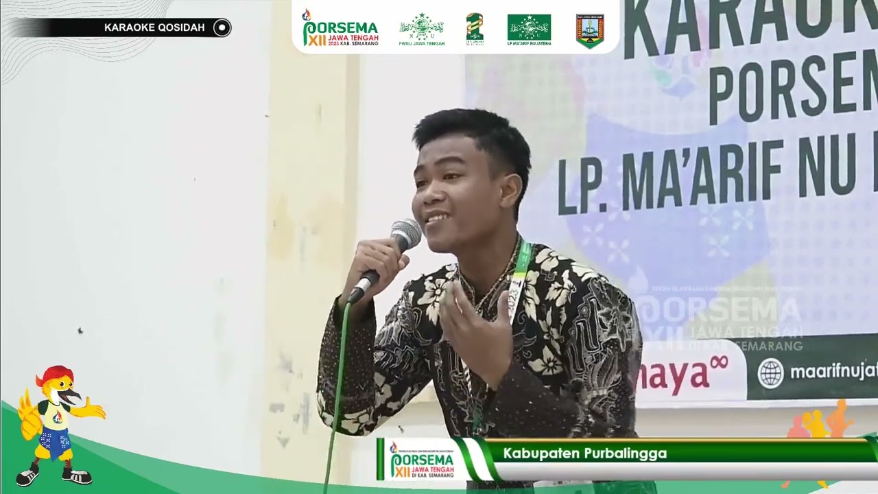 JUARA 1 CABANG QASIDAH PUTRA SMA/SMK | PORSEMA JAWA TENGAH | BRIYAN SAPUTRA | SMAR PRODUCTION