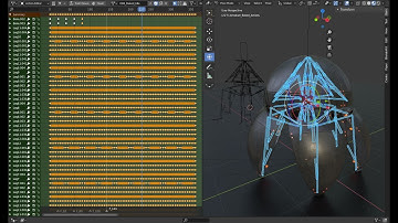 Sphere-Bot Upgrade in Blender-2.81a (WIP-9) Baking Actions for a use on Sketchfab, Unreal and Unity