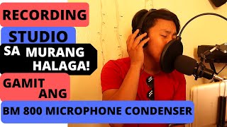 How to Set up BM800 MICROPHONE CONDENSER TUTORIAL using mobile phone?