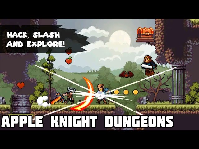 Apple Knight Dungeons gameplay 