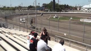 4/21/13 Ethan first time in his 2005 PMP Micro Sprint at Delta Speedway
