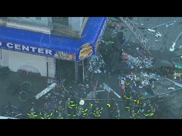 4 Alarm Fire Breaks Out Inside Deli In Harlem Building Fdny