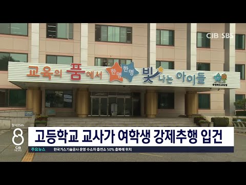 고등학교 교사 여학생 강제추행