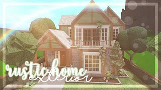 Bloxburg Rustic Home Exterior