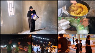 طبخ ثواب وتوزيع يوم السابع محرم اجواء عاشورائيهاطلبو حوائجكم ببركة الحسين الشهيد طبخ مطبك دجاج