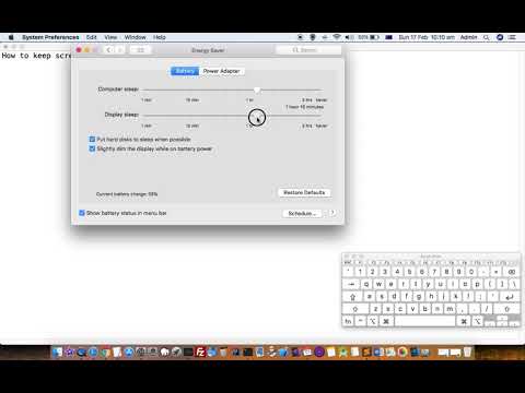 How to keep screen on in Mac | Display sleep vs Computer sleep | display on and off in mac hqdefault