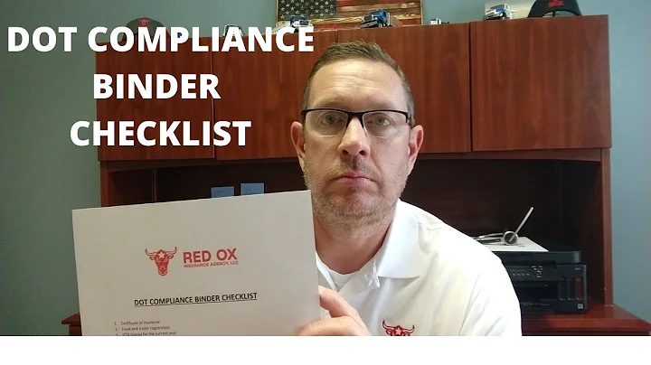 DOT Compliance Binder Checklist
