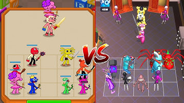 merge master : Rainbow Friend + 100 Doors | Merge Battle ⭐ Gameplay