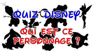 Quiz Disney - Qui Est Ce Personnage ? (25 Personnages - 50 Points)