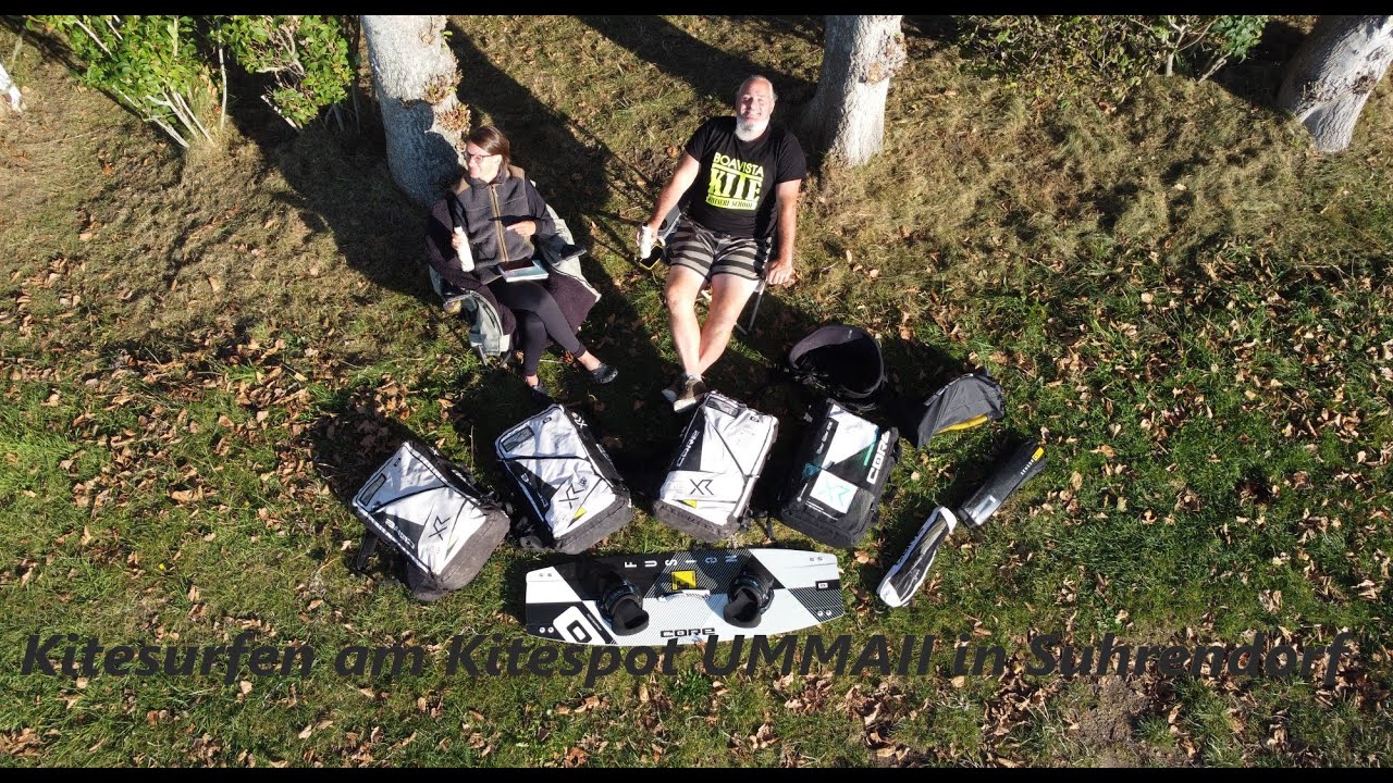 Kitesurfen in Suhrendorf Rügen Ummanz - Ein Riesiges Stehrevier am Kitespot UMMAII