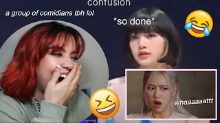 REACTING TO : BLACKPINK BEING HILARIOUS WHILE PROMOTING THE ALBUM