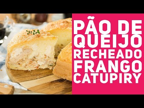 TORTA DE PÃO DE QUEIJO GIGANTE RECHEADO DE FRANGO COM CATUPIRY - Receitas de Minuto #334