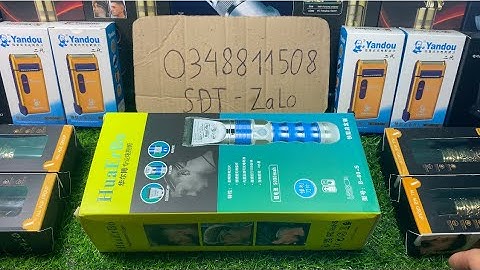 Tông Đơ Cắt Tóc Chuyên Nghiệp Huber B60 , Pin 5000Mah Cắt Liên Tục 7-8 Tiếng , Lưỡi Sứ Chế Độ Turbo