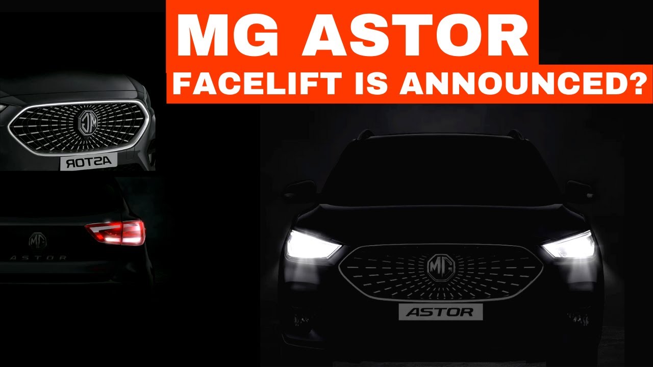 MG Astor Facelift Coming YouTube MG Astor Facelift Coming YouTube