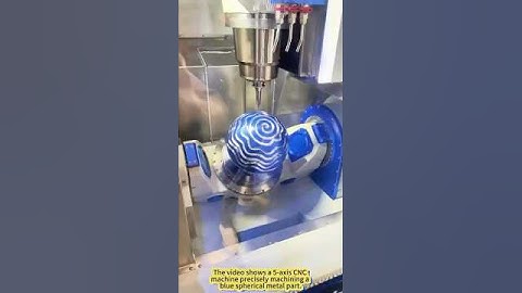 Precision in Motion: 5-Axis CNC Carves Perfection into Metal.