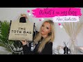 WHAT'S IN MY BAG / PURSE 2021! *MARC JACOBS TOTE BAG*