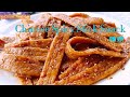 Chinese spicy stick snack spicy gluten recipe  use leftover rice to make latiao at home