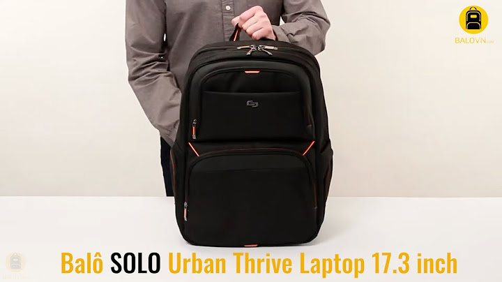 Đánh giá balo laptop solo 17.3 velocity