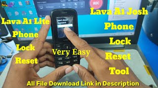 Lava A1 Josh Phone Lock Unlock/Reset By Sp Reset Tool || Lava A1 Lite Phone Lock Unlock/Reset Tool