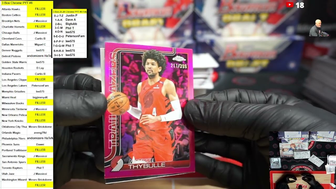 3 Box 25 26 Topps Chrome Hobby PYT #8