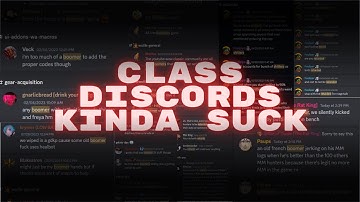 Class Discords Kinda Suck