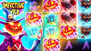 HUGE COMEBACK... *NEW* INFECTIVE WILD SLOT!! (Bonus Buys) screenshot 4