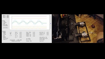 Calibrating DOFReality H3 Motor - Green line moved away from Blue line after Sine