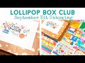 SEPTEMBER KIT UNBOXING | Monthly Kit | Journal &amp; Scrapbooks | LOLLIPOP BOX CLUB | ad