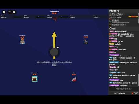 playing word bomb (roblox word bomb)