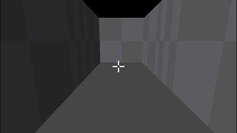 pygame software 3d rendering - randomly generated labyrinth in fps view - test 1