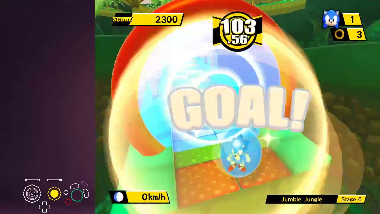 [IL PB] Super Monkey Ball: Banana Blitz HD Speedrun -  Jumble Jungle 6 IL in 16.44
