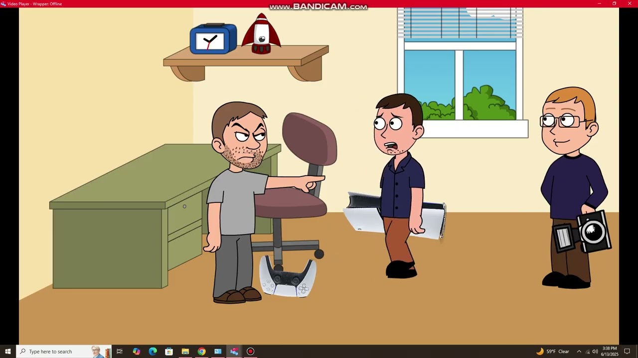 Psycho Kid Destroys Playstation 5 - GoAnimate Version (16+) - 