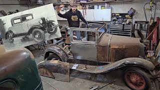 Mystery Model A Building A New Rear Panel From Scratch