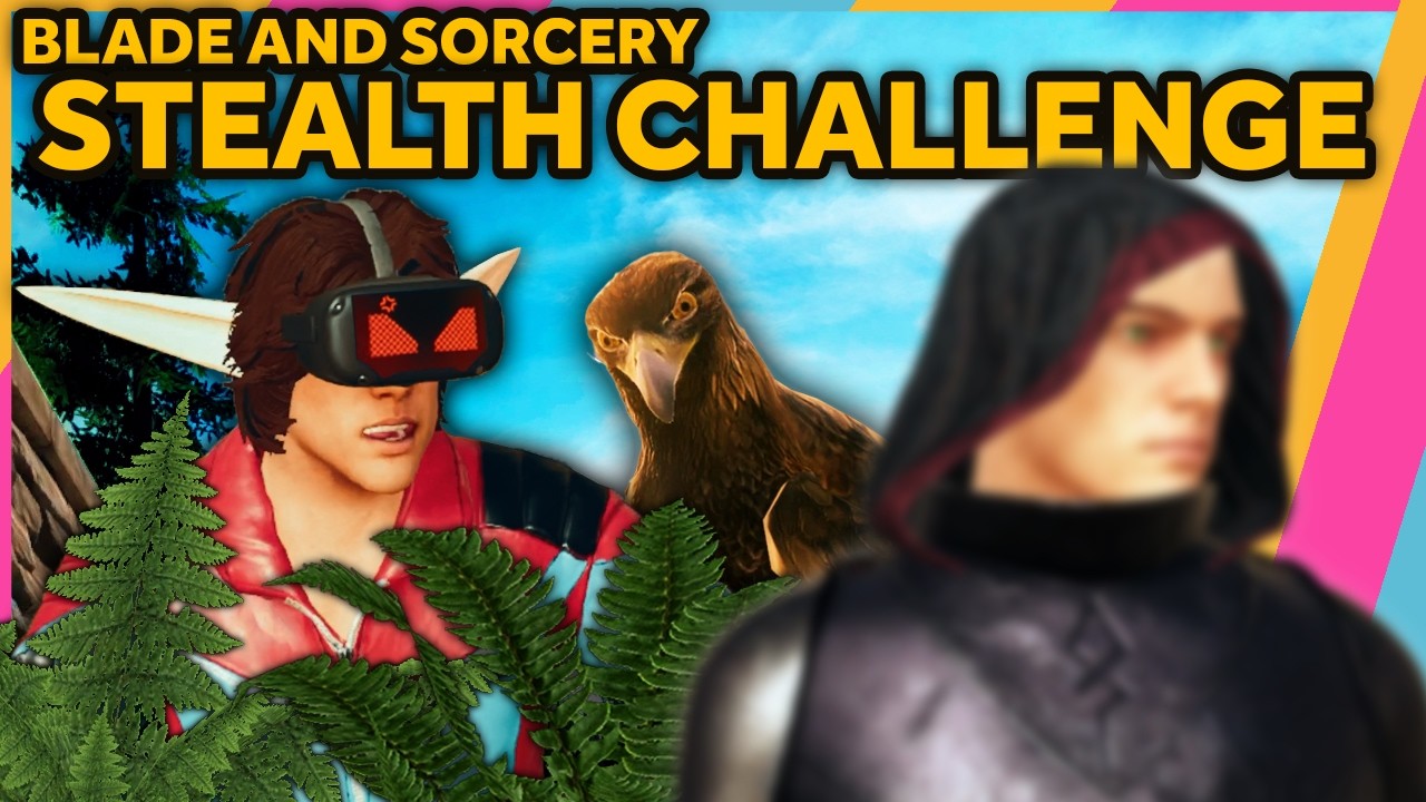 STEALTH CHALLENGE with CHUCK THE EAGLE! [Blade and Sorcery VR Mods]
