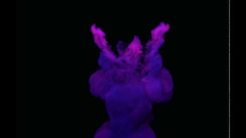 Ink drop animation(Blender Animation