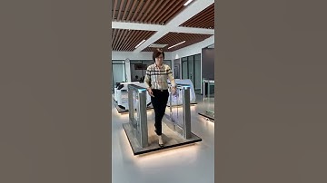 RFID integrated swing barrier speed gate