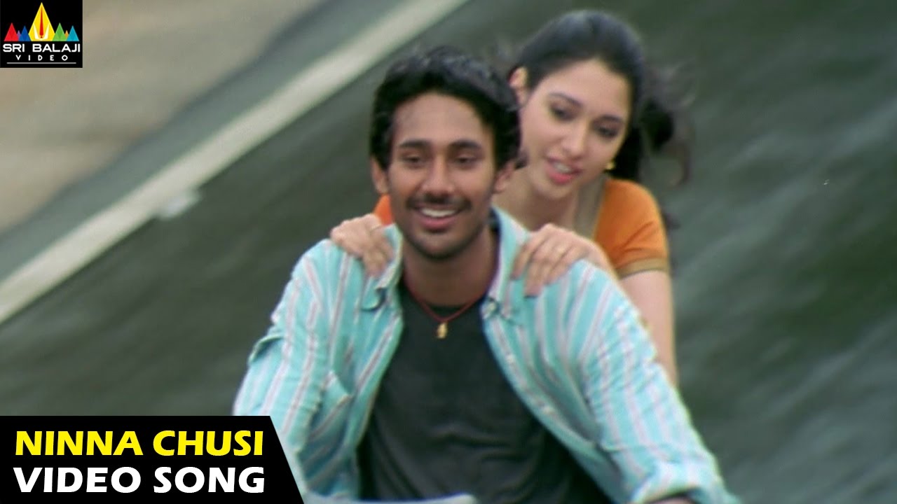 Happy Days Songs  Ninna Chusi Video Song  Varun Sandesh Tamannah  Sri Balaji Video