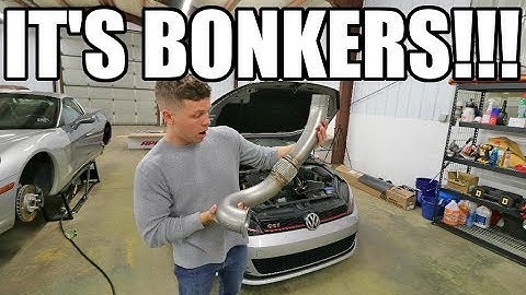 MK7 GTI APR STAGE 2 DOWNPIPE INSTALL